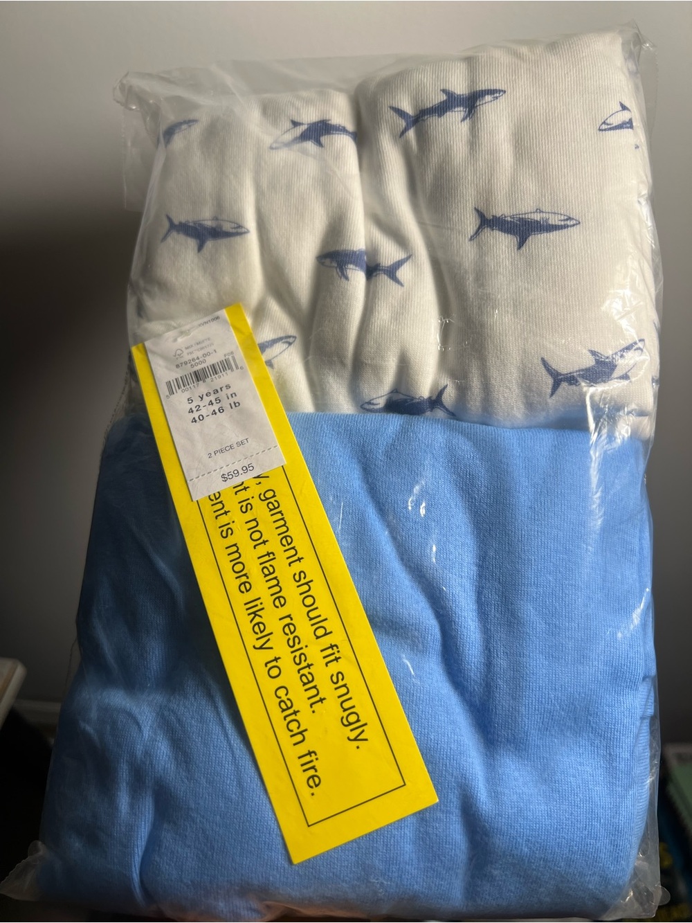 Long sleeve pajama set